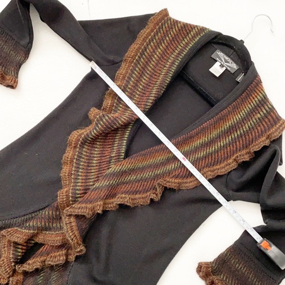 Angel Design By Sabri Ozel Italian Yarn Merino Wool Cardigan Sweater - Picture 12 of 12